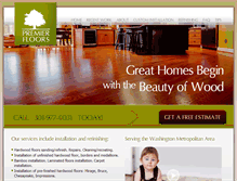 Tablet Screenshot of mypremierfloors.com